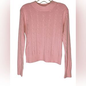 Vintage Bloomingdales Sweater Womens Cable    Knit Fisherman Classic Timeless M